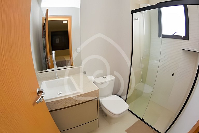 Studio completo com academia e piscina 1204