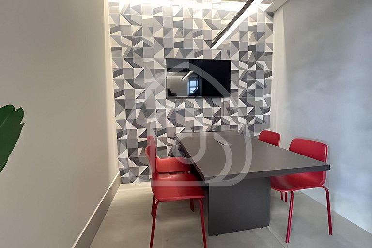 Studio completo com academia e piscina 1204