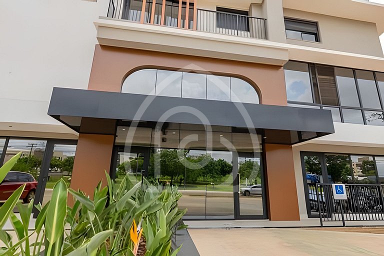 Studio completo com academia e piscina 1204