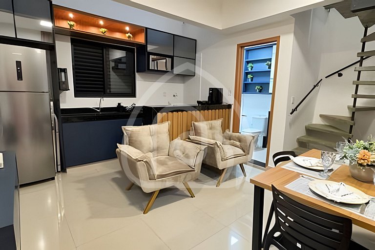 Suíte duplex próximo ao ânima