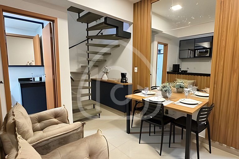 Suíte duplex próximo ao ânima
