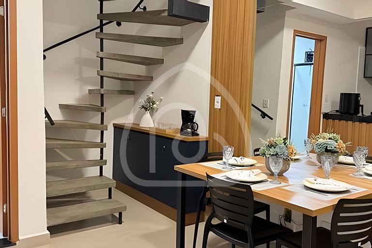 Suíte duplex próximo ao ânima