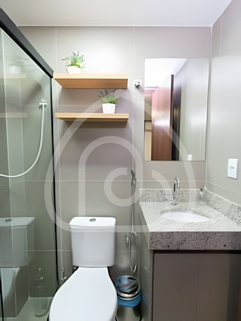 Studio moderno próximo ao Hospital Ânima 106
