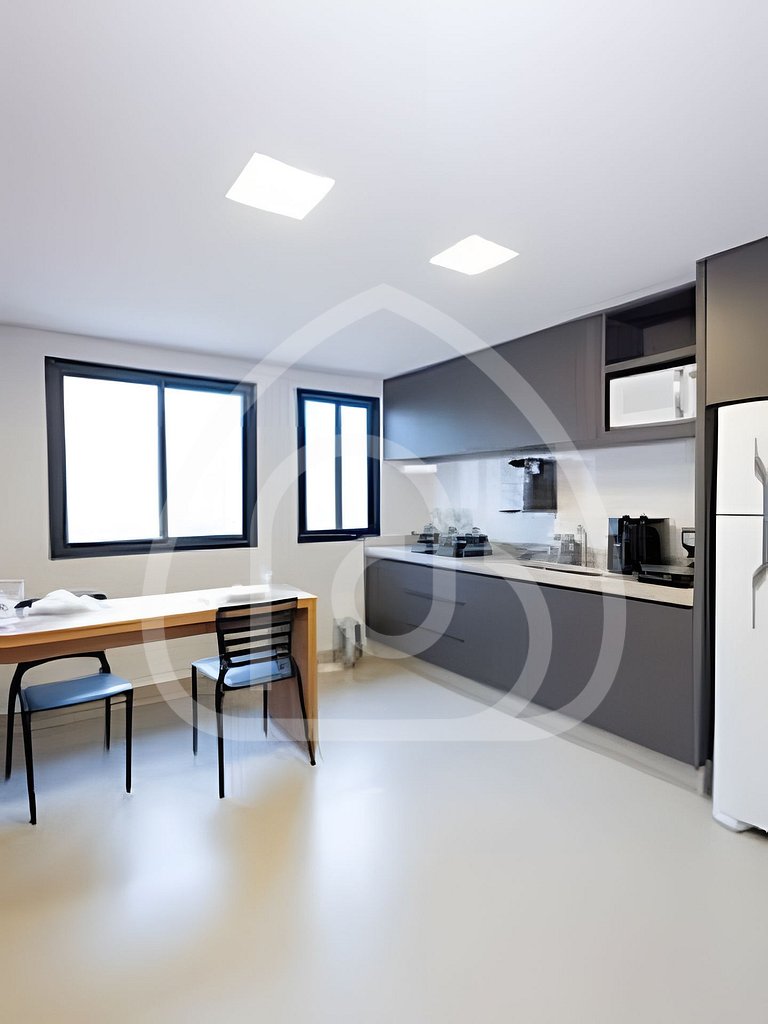 Apartamento de 1 quarto, novo e completo, próximo à UniEvang