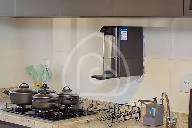 Apartamento de 1 quarto, novo e completo, próximo à UniEvang