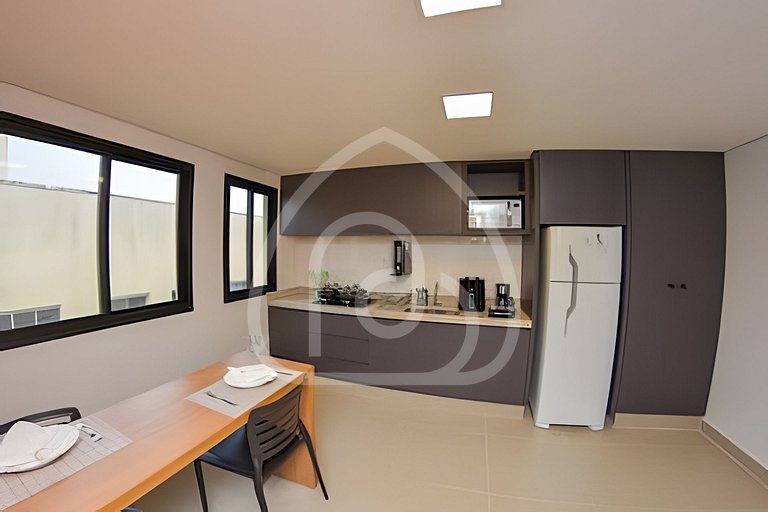 Apartamento de 1 quarto, novo e completo, próximo à UniEvang